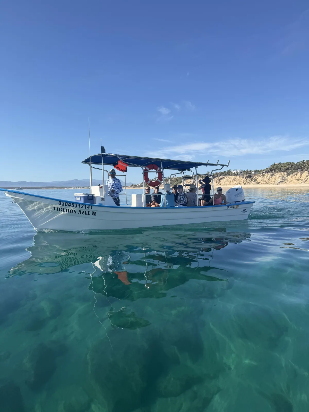 Boat excursion on the Sea of Cortez